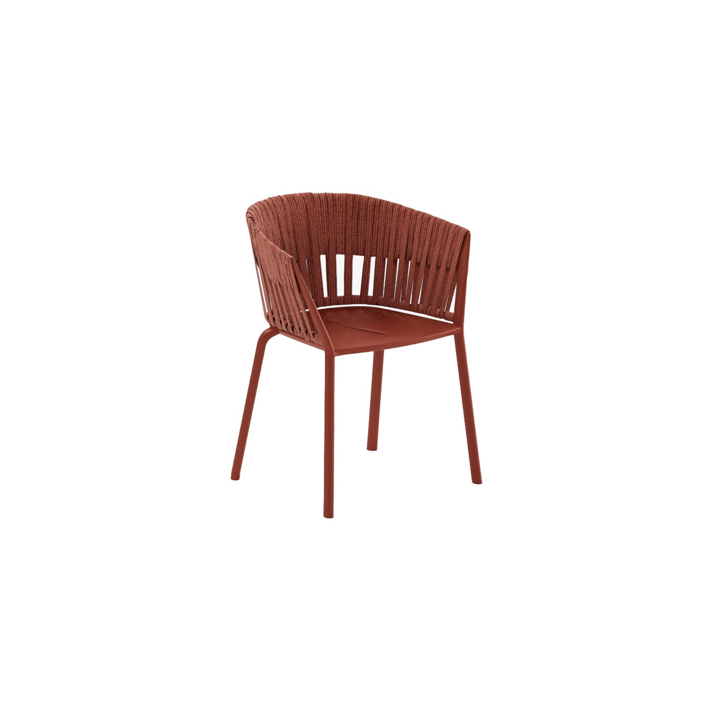 Ria Dining Armchair With Woven Rope - District Furniture