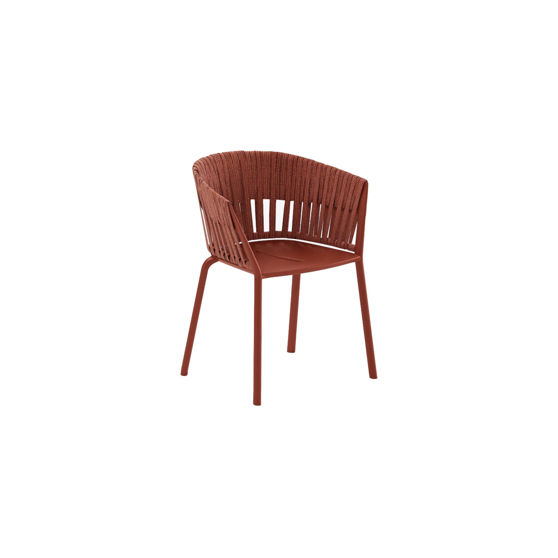 Ria Dining Armchair With Woven Rope - District Furniture