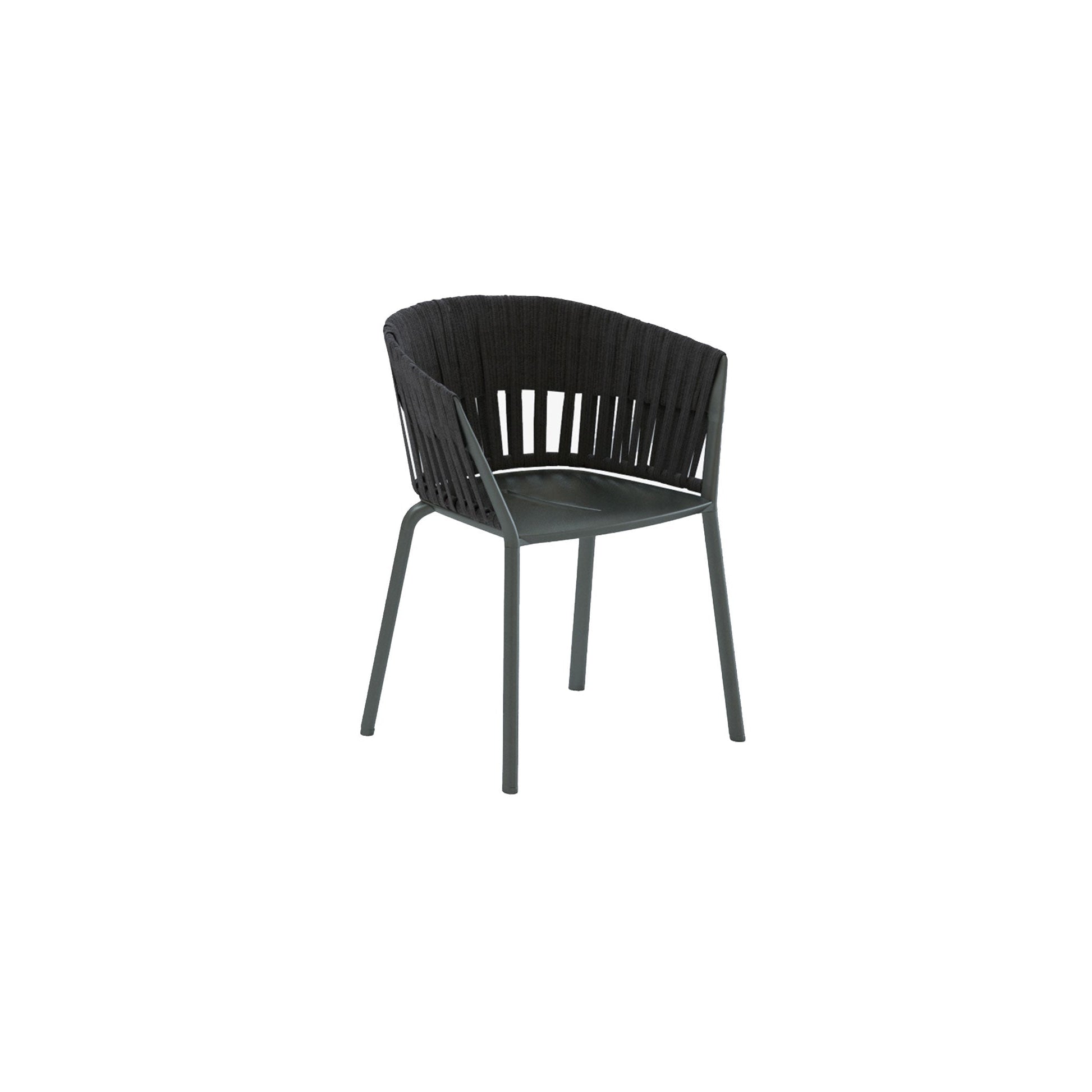 Ria Dining Armchair With Woven Rope - District Furniture
