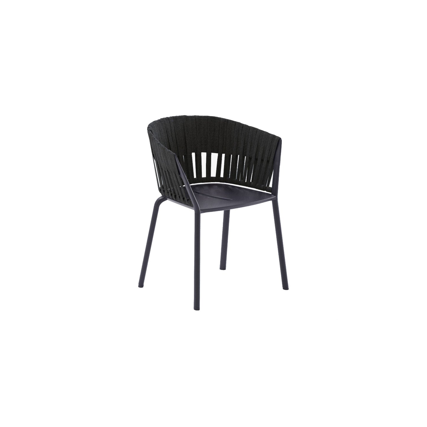 Ria Dining Armchair With Woven Rope - District Furniture