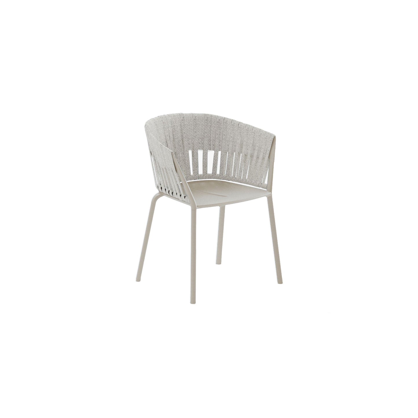 Ria Dining Armchair With Woven Rope - District Furniture