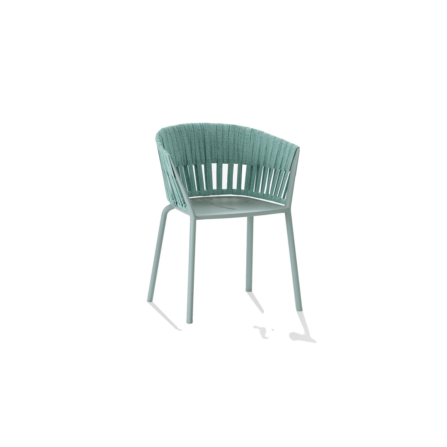 Ria Dining Armchair With Woven Rope - District Furniture