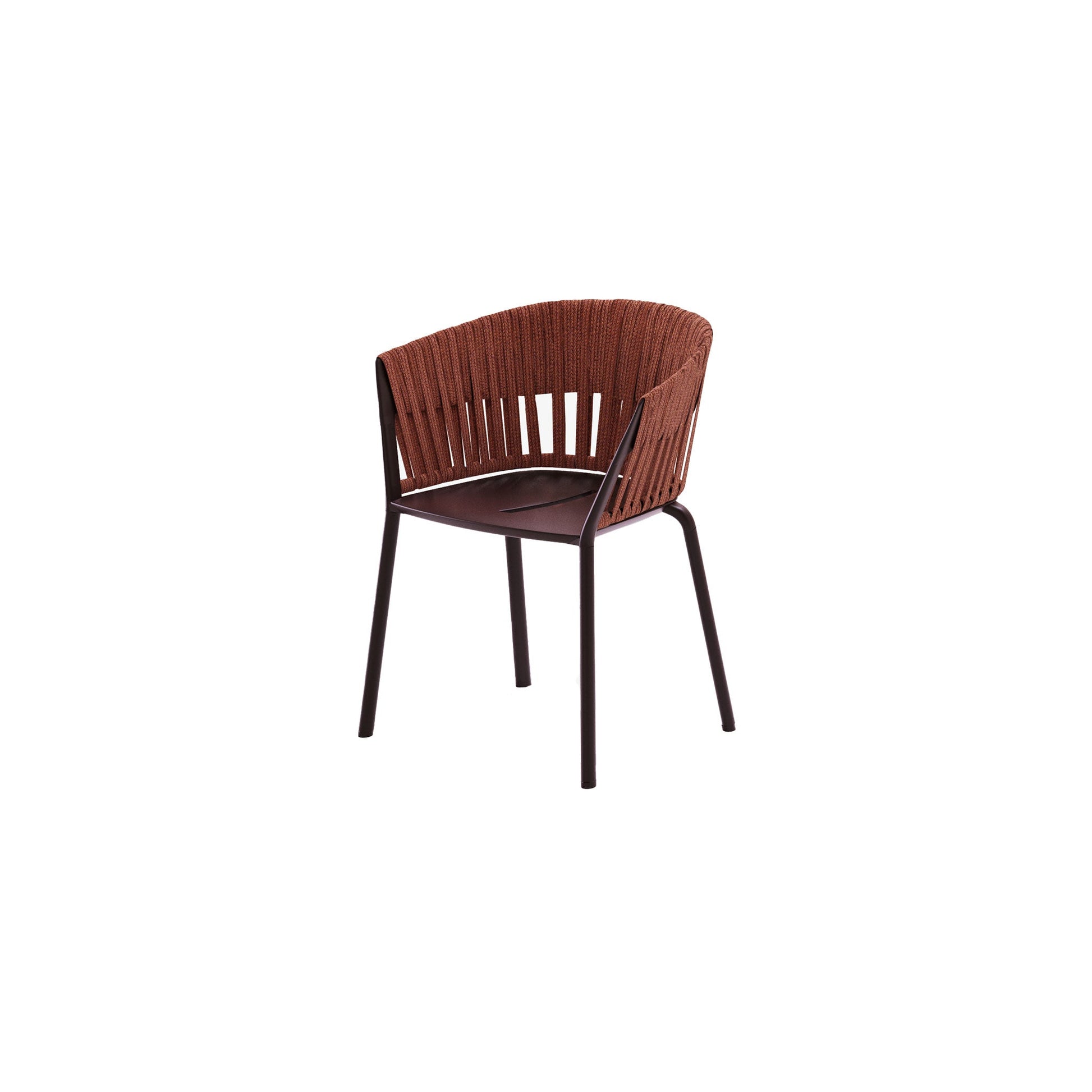 Ria Dining Armchair With Woven Rope - District Furniture