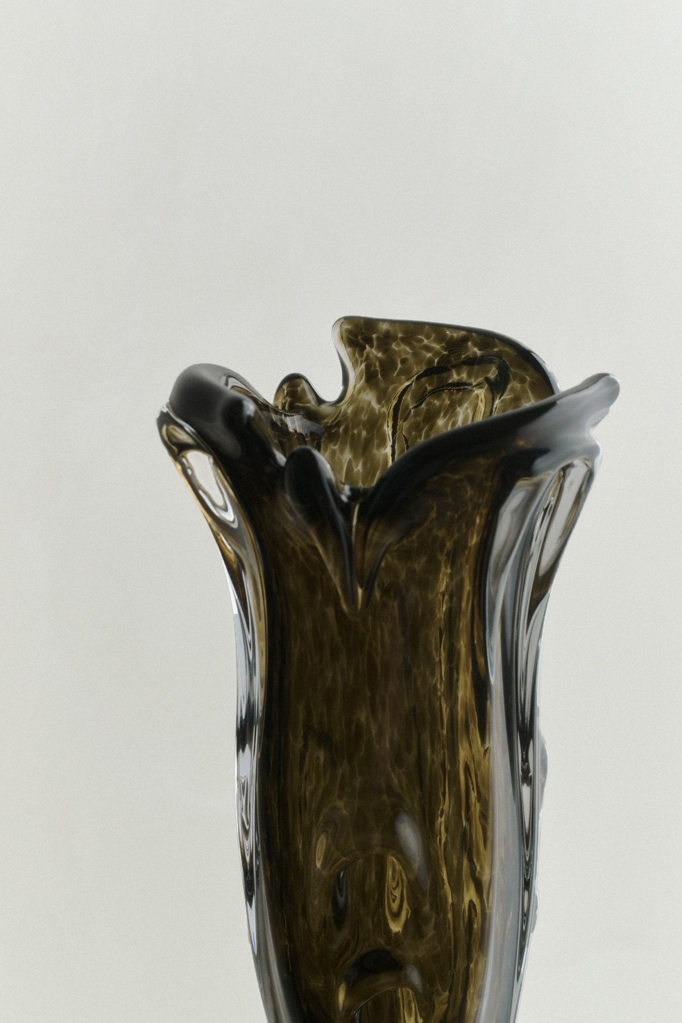 S.R. Vintage Drape Glass Vase - District Furniture
