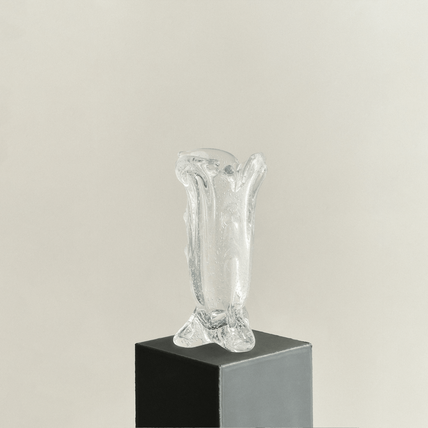 S.R. Vintage Drape Glass Vase - District Furniture