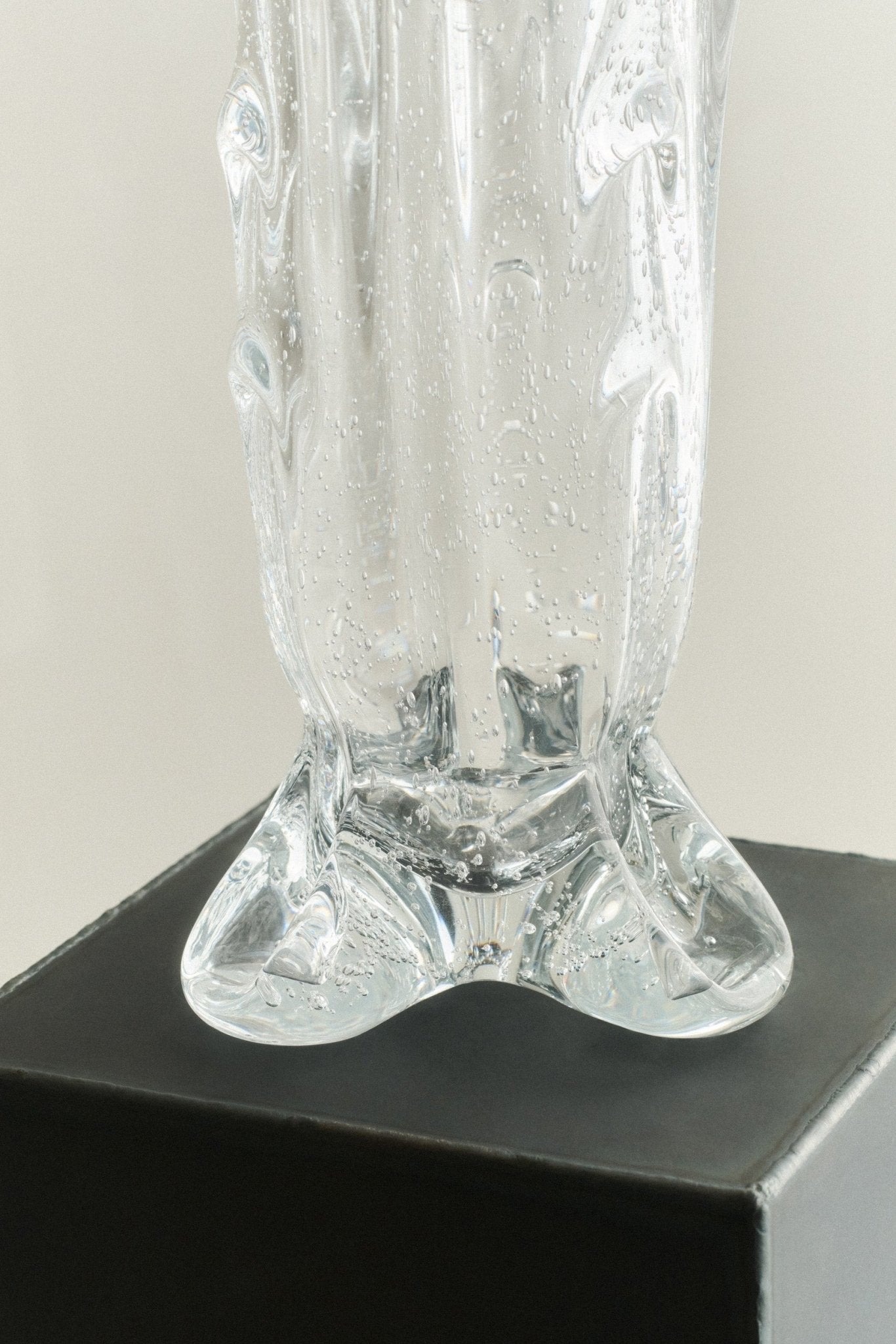 S.R. Vintage Drape Glass Vase - District Furniture