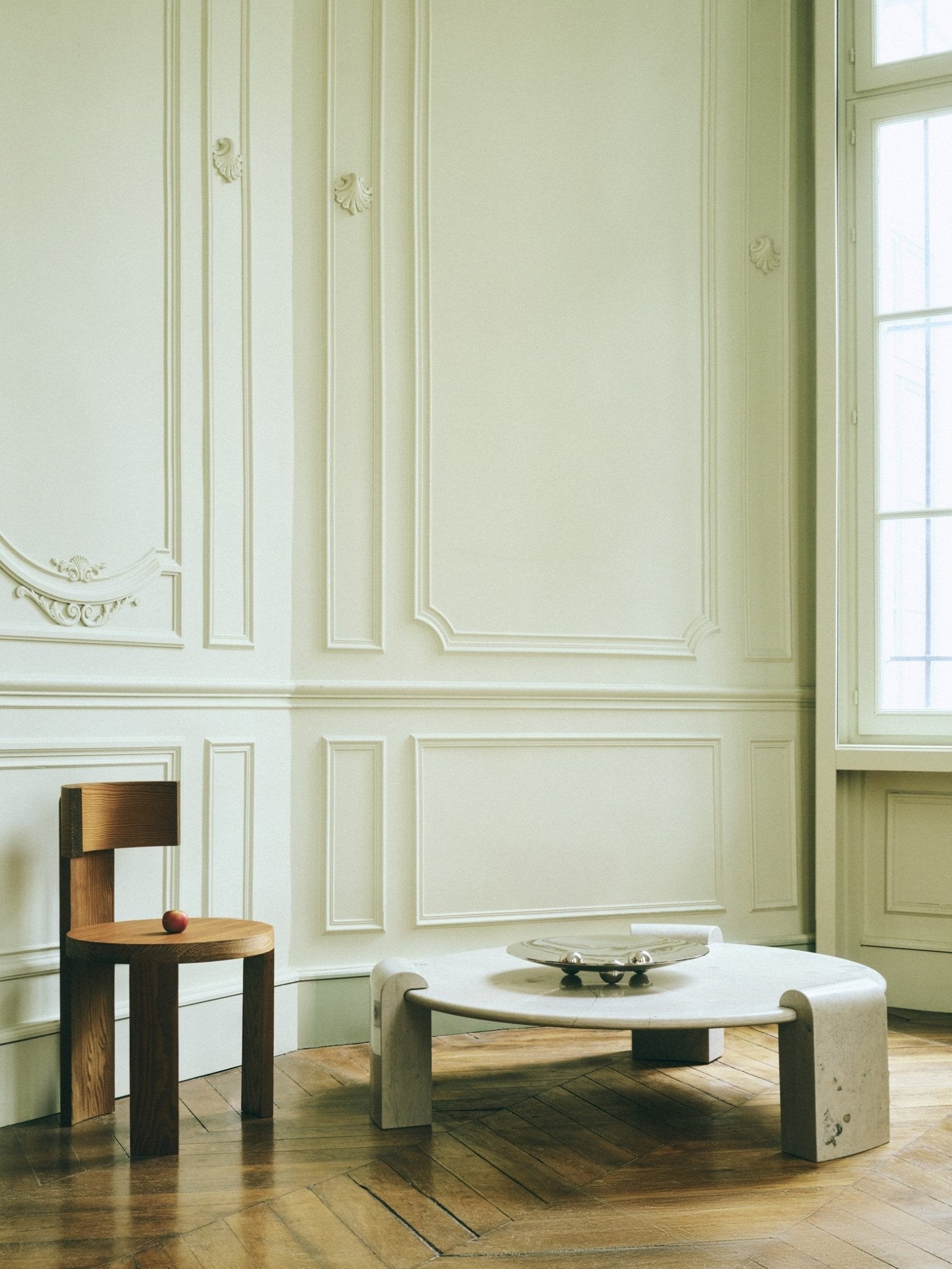 Stone Column Lounge Table - District Furniture
