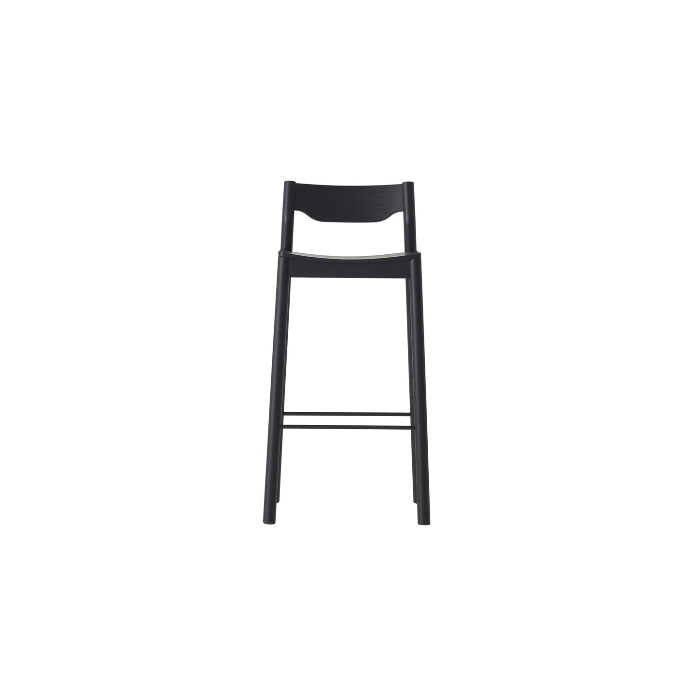 Tangerine Stool With Back - District Furniture
