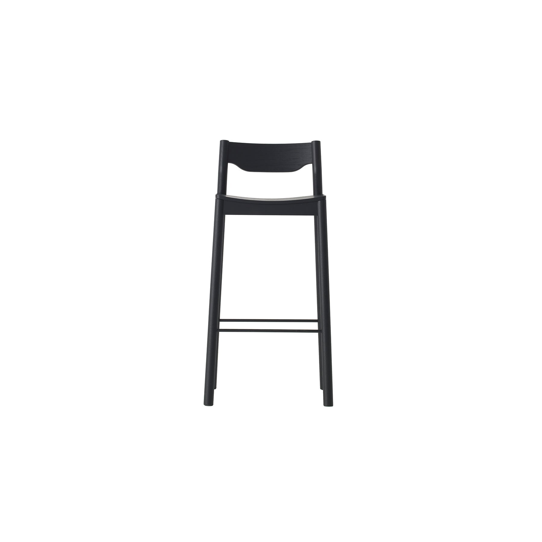 Tangerine Stool With Back - District Furniture