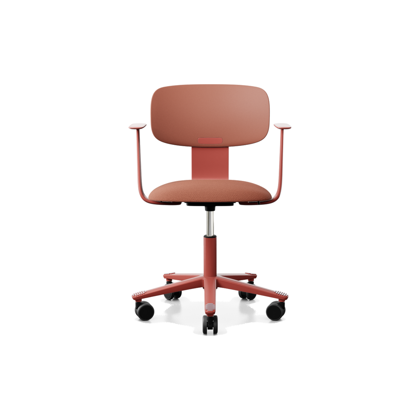 HÅG Tion 2140 Chair - Brick Red Sirdal SRD630 / Blush Rose Arms