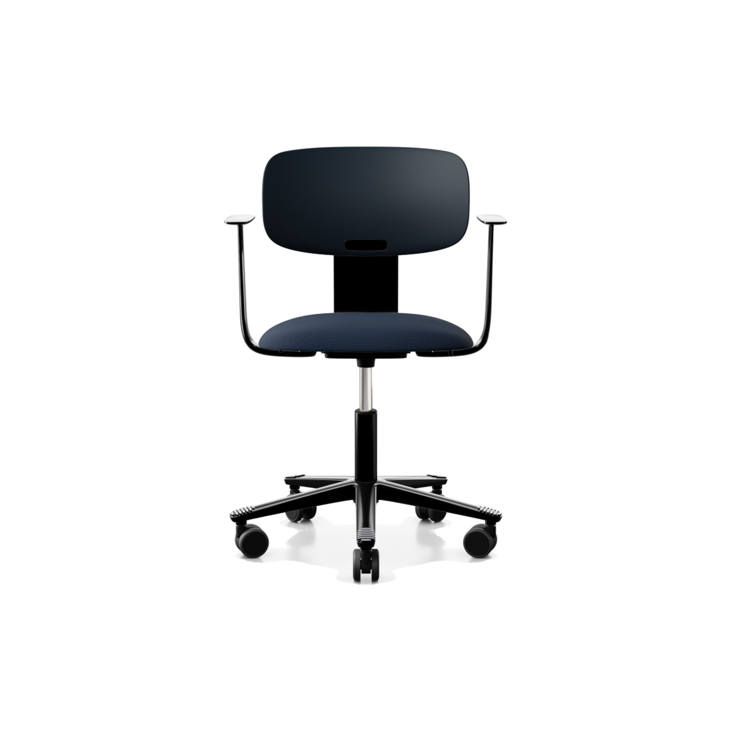 HÅG Tion 2140 Chair - Dark Blue Sirdal SRD780 / Black Arms