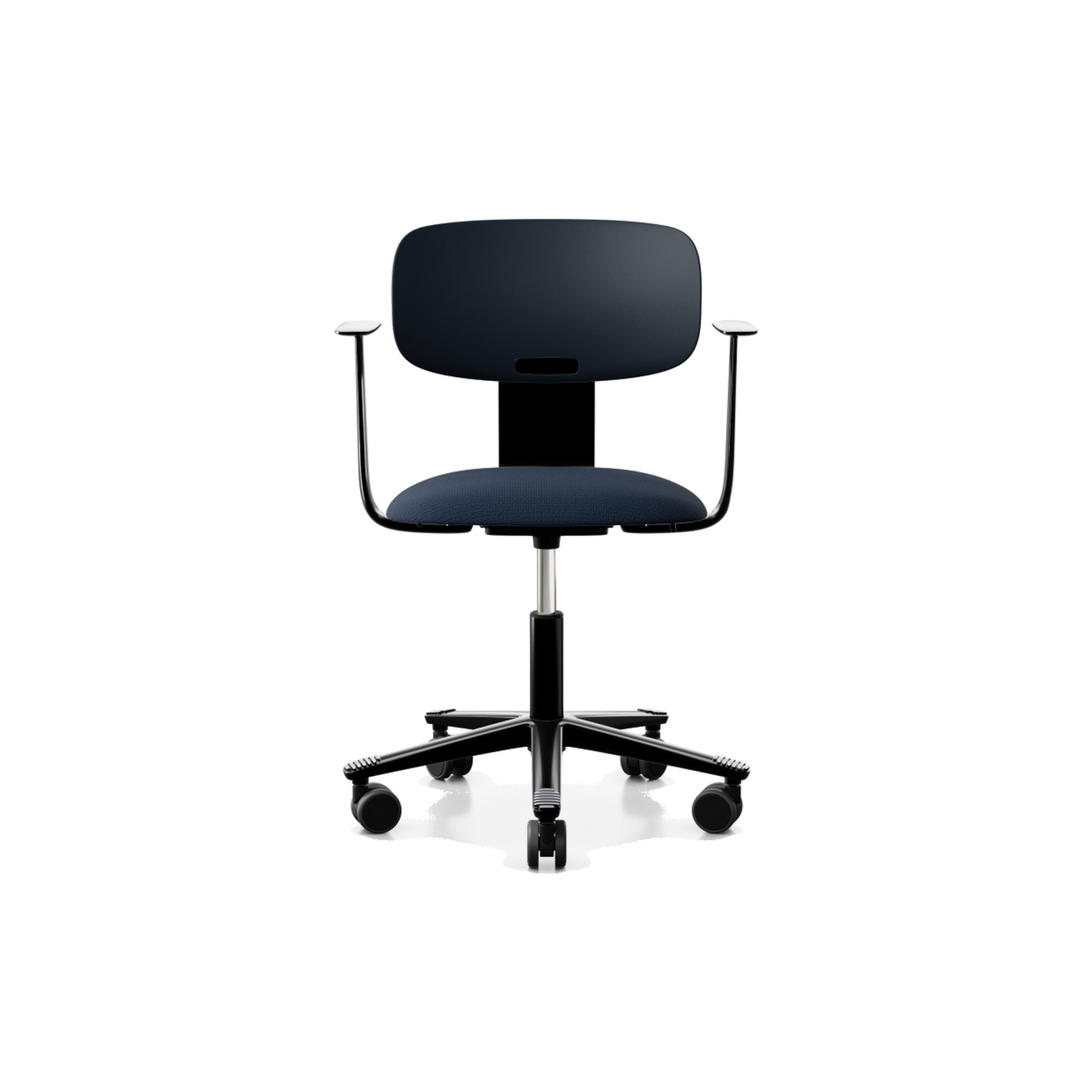 HÅG Tion 2140 Chair - Dark Blue Sirdal SRD780 / Black Arms