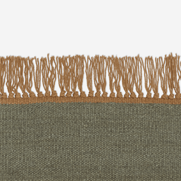 Vintage Cross Coloured Fringes Rug - District Furniture