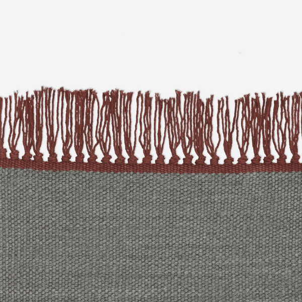 Vintage Cross Coloured Fringes Rug - District Furniture
