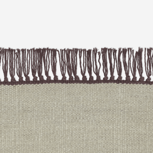 Vintage Cross Coloured Fringes Rug - District Furniture