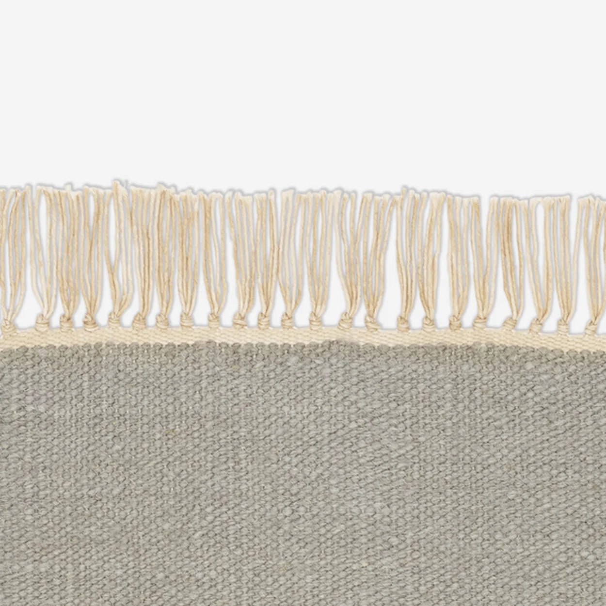 Vintage Naturally Coloured Fringe Rug - District Furniture