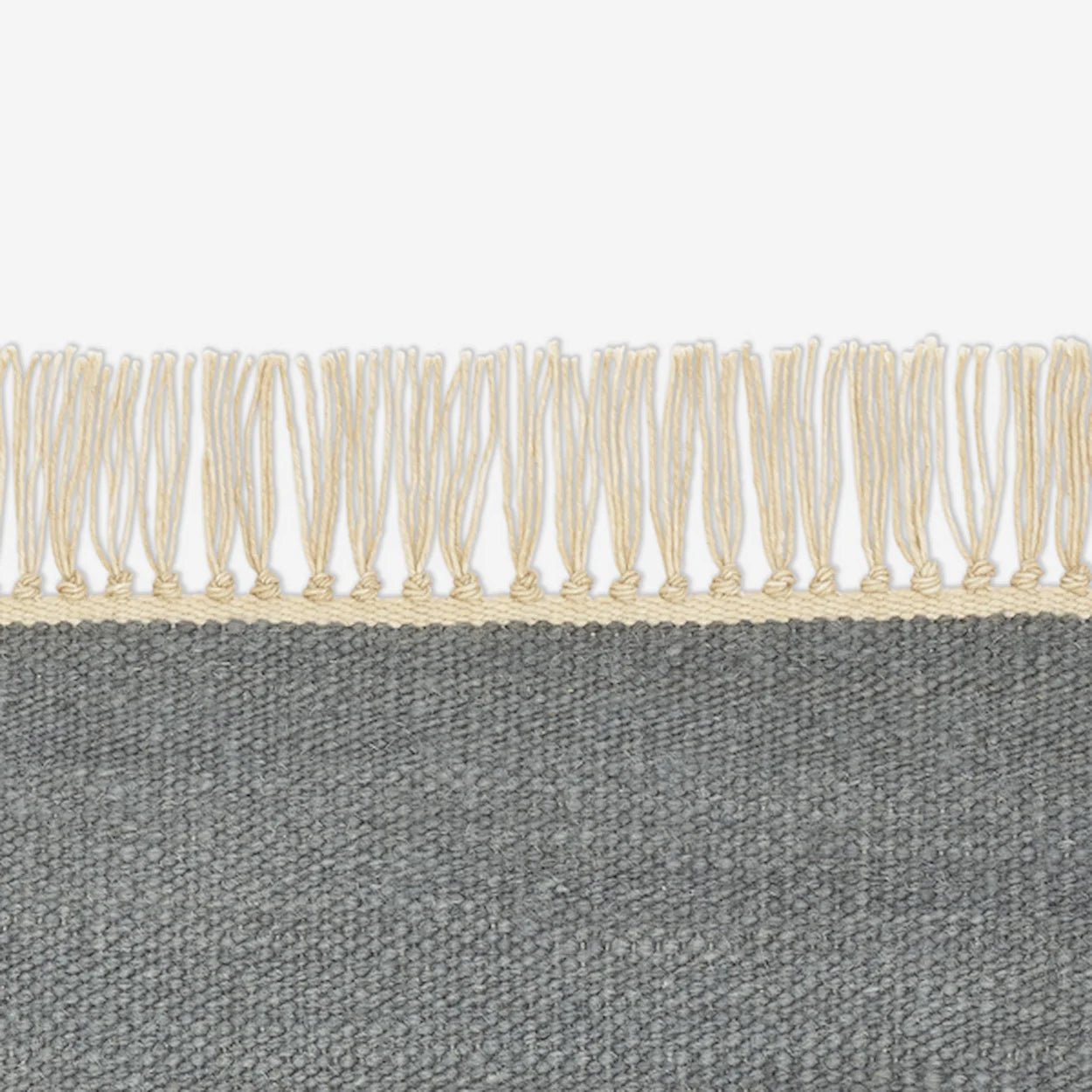 Vintage Naturally Coloured Fringe Rug - District Furniture