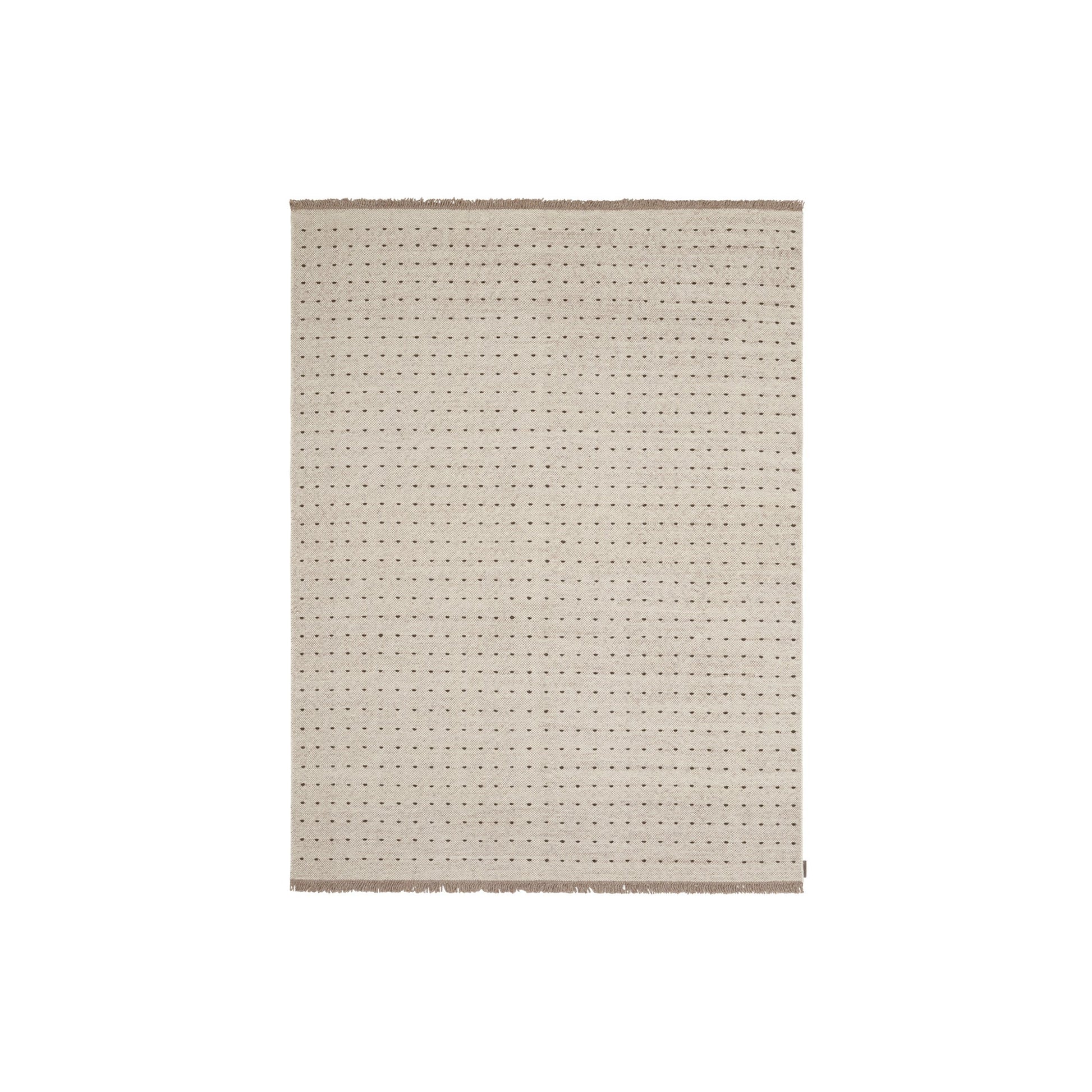 Yield Dot Naturally Coloured Fringes Rug - District Furniture