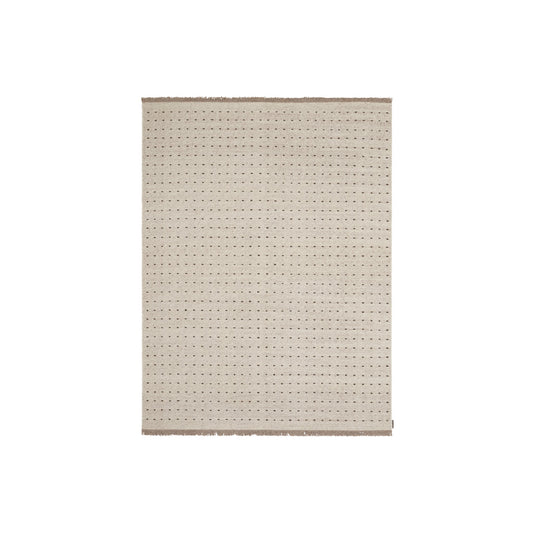 Yield Dot Naturally Coloured Fringes Rug - District Furniture
